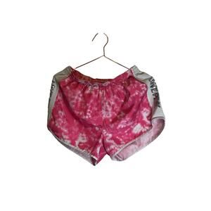 VS PINK Sequin Tie Dye Campus Running Boxer Shorts - M